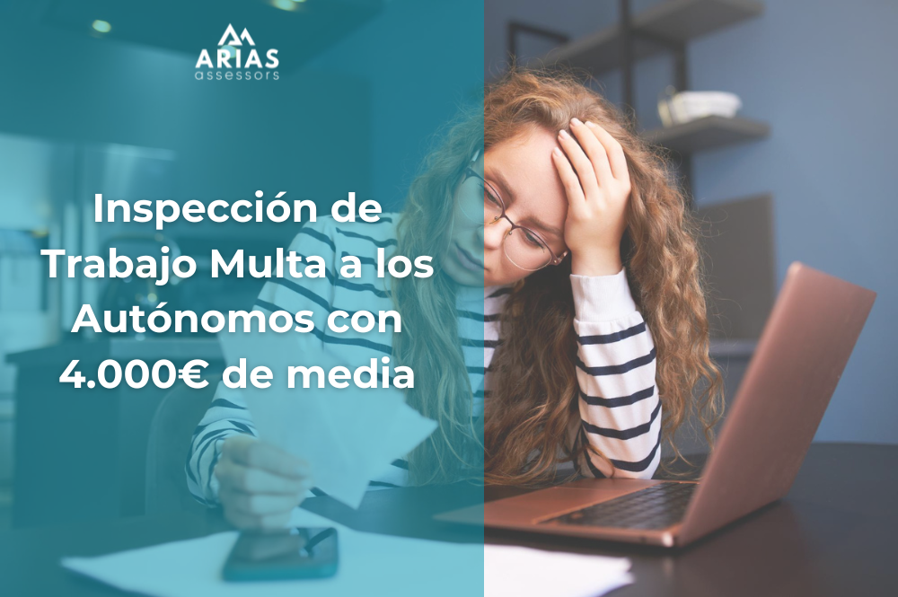 Portada de un blog: Inspección de Trabajo Multa a los Autónomos con 4.000€ de media