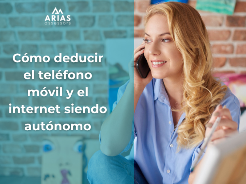 Cómo deducir el teléfono móvil y el internet siendo autónomo
